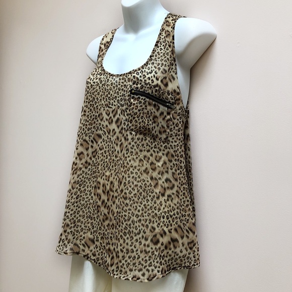 JULES + JAMES LEOPARD TANK - Picture 4 of 9